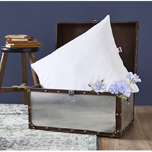 DODO Set van 2 plantaardige anti-mijtkussens, 60 x 60 cm, medium comfort, synthetisch kussen Lin'finite, verrijkt met lijnolie en intense zachtheid, gemaakt in Frankrijk, machinewasbaar op 40 °C