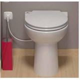 Sanibroyeur Sanicompact C43 - Toiletpot - Wit - Keramiek met Softclose Zitting