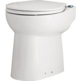 Sanibroyeur Sanicompact C43 - Toiletpot - Wit - Keramiek met Softclose Zitting
