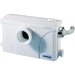 Sanibroyeur Sanicompact Comfort faecalienvermaler in wandclosetpot met closetzitting c72lvnl
