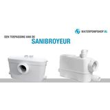 Sanibroyeur Sanipack Waterpompunit (Vuilwater/Regen) Pa2Upstd