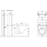 Sanicompact - Sanibroyeur Comfort Box - Wandcloset - Glans Wit - Fecaliënvermaler