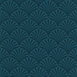 Noordwand-Behang-couleurs-&-matières-20's-Pattern-Artdeco-blauw