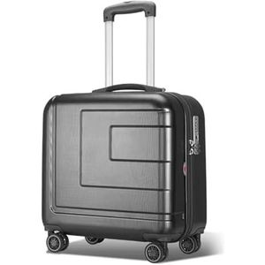 Bagage Handbagagekoffers met wielen Kleine lichtgewicht bagage met ingebouwde wachtwoordbeveiligingskoffers Schokbestendig (Color : Gris, Size : 44 * 24 * 45CM)