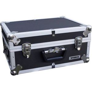 VISO Transportbox, met bekleding, aluminium frame met multiplex wanden, met greep, uitwendige l x b x h = 450 x 350 x 210 mm