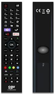 CGV - FIDELIO Grundig - Afstandsbediening - Zwart - Voor Grundig Televisies, Geen Programmering Nodig