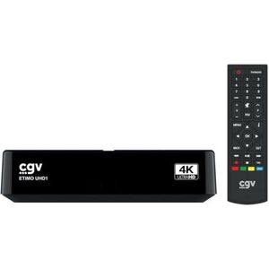 CGV - Etimo UHD1 - TV-ontvanger - Zwart - DVB-T2