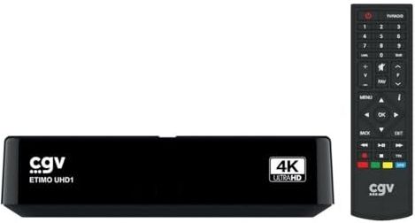 CGV - Etimo UHD1 - TV-ontvanger - Zwart - DVB-T2