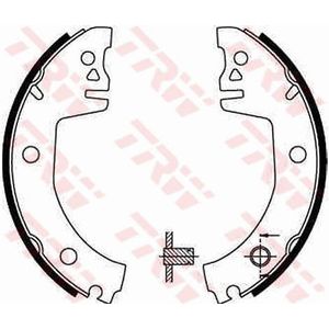 TRW Remschoenen SKODA GS8300 115330144,115330145,115330149 Remschoenen Set,Remschoenset 115330140,115330141,115330143