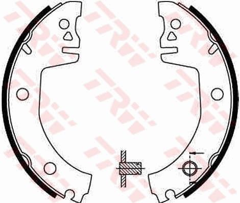 TRW Remschoenen SKODA GS8300 115330144,115330145,115330149 Remschoenen Set,Remschoenset 115330140,115330141,115330143