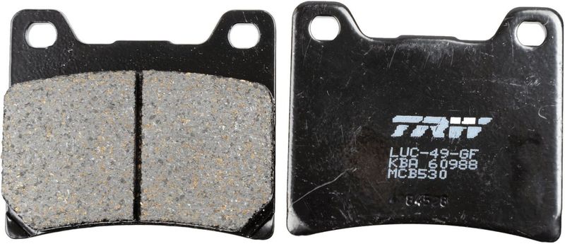 TRW Lucas Bremsbeläge organisch MCB530  63,3x54,7x8,7mm - Motorradteile - Bremsen - Motorrad Bremsbeläge