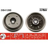 TRW Remtrommel PEUGEOT,CITROËN DB4128B 9478267980,424732
