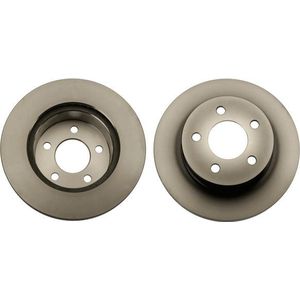 TRW - Remschijf - Zwart - Geventileerd - Vooras en Achteras