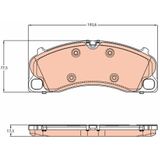 TRW Remblokkenset PORSCHE GDB1952 982698151C,99135194802