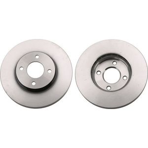 Nissan - Remschijf - Zwart - Geventileerd - DF6430