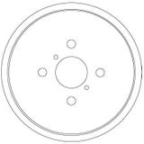 Daihatsu - Remtrommel - 243 mm - Trw Db4551