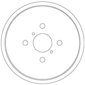 Daihatsu - Remtrommel - 243 mm - Trw Db4551