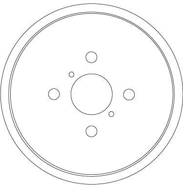 Daihatsu - Remtrommel - 243 mm - Trw Db4551