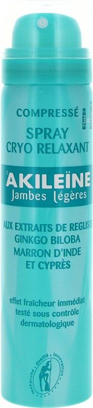 Akileine - Cryo Relaxing Spray - Voetencrème - Kalmerend - Verkoelend