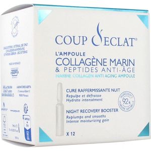 Coup D'Éclat - Anti-Ageing Marine Collageen & Peptiden Ampullen - 12 Stuks