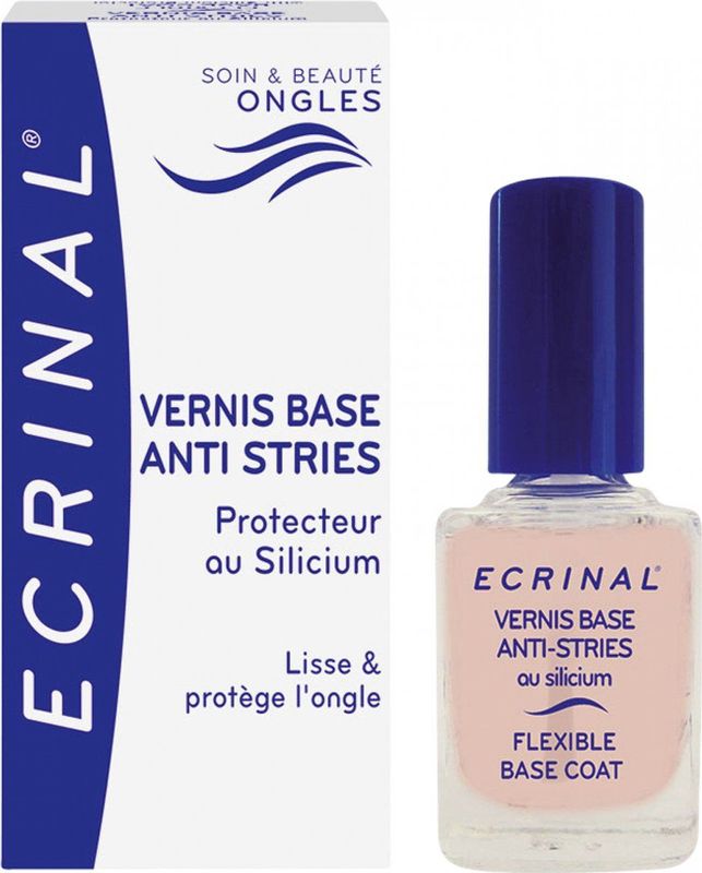 Ecrinal - Nagellak Basis Anti-Strepen - 10ml - Voedend - Ginkgo Biloba