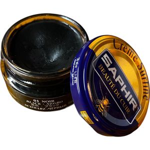Saphir Creme Surfine (schoenpoets) Zwart