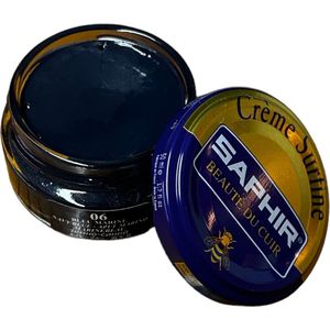 Saphir - Schoenpoets - Donker Blauw - Crème Surfine - 50ML