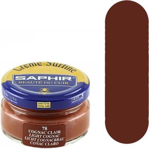 Saphir Creme Surfine (schoenpoets) Licht Cognac