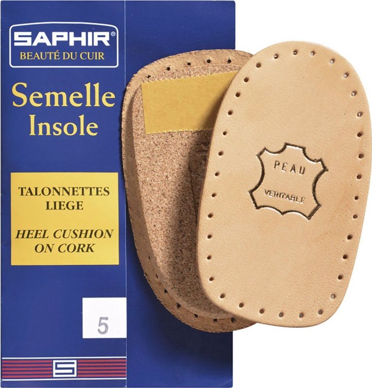 Saphir - Talonnettes - Liège - Cuir - Luxe - Auto-adhésif