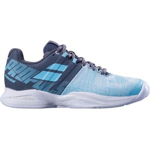 Babolat PROPULSE BLAST CLAY W - Tennisschoenen Gravel - Grijs / Blauw - Dames