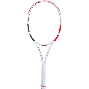 Tennisracket Babolat Pure Strike 100 White Red Black 2020 (Onbespannen)-Gripmaat L1