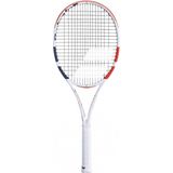 Tennisracket Babolat Pure Strike 16/19 White Red Black 2020 (Onbespannen)-Gripmaat L2