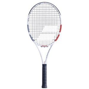 Tennisracket Babolat Strike Evo White Red Black 2020 (Bespannen)-Gripmaat L0