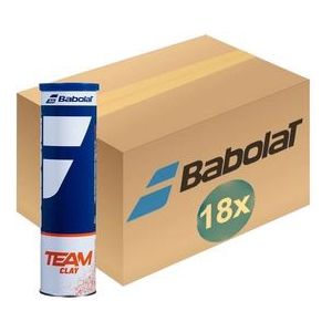 Tennisbal Babolat Team Clay Yellow (Doos 18 x 4)