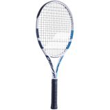 Babolat Evo Drive Lite Women, tennisracket voor volwassenen, bespannen, maat 3, wit/blauw/donkerblauw