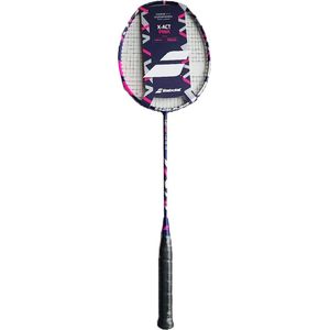 Babolat X-act badmintonracket - donkerblauw/roze