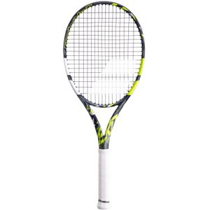 Tennisracket Babolat Pure Aero Team Grey Yellow White (Bespannen)-Gripmaat L4