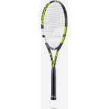Babolat - Boost Aero tennisracket voor volwassenen - Lichtgewicht racket voor dames en heren - Grafietstructuur voor meer lichtheid en kracht - Maat 0 - Kleur: grijs/geel