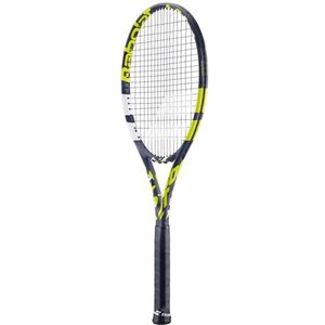 Babolat - Boost Aero tennisracket voor volwassenen - Lichtgewicht racket voor dames en heren - Grafietstructuur voor meer lichtheid en kracht - Maat 0 - Kleur: grijs/geel