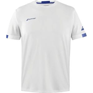 Tennisshirt Babolat Men Play Crew Neck Tee White-M