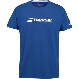 Babolat - Exercise Tee - Sportshirt - Sodalite Blue - Katoen en Gerecycled Polyester
