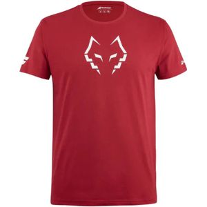 Babolat T-shirt Katoen Juan Lebron Rood Maat (XL)