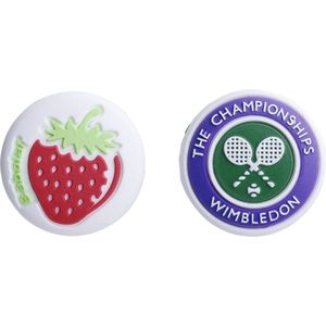 Babolat Wimbedon dempers - aardbei / logo - 2stuks