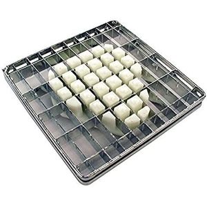 Tellier C020 Kit Blade en Pusher voor D463 Aardappelversnipperaar, 10 mm x 20 mm