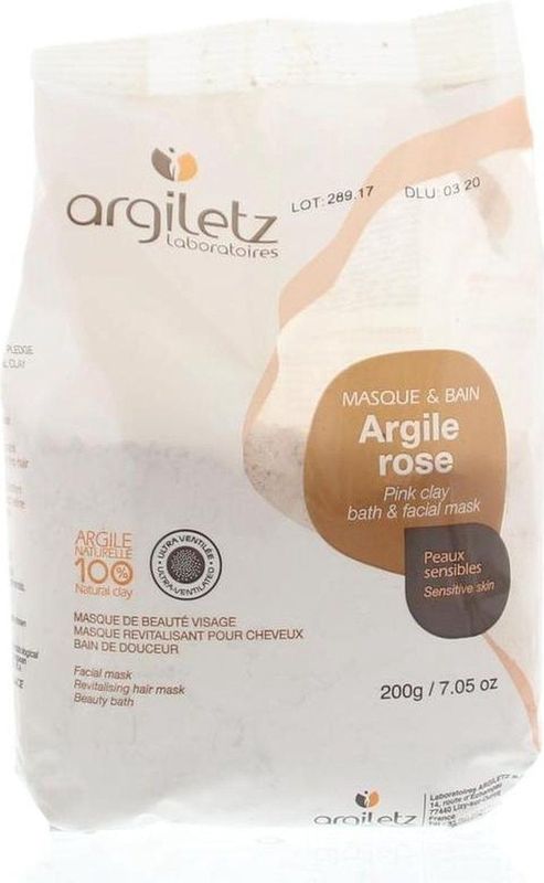 Argiletz - Roze Klei - Gezichtsmasker - Roze - Superfijn