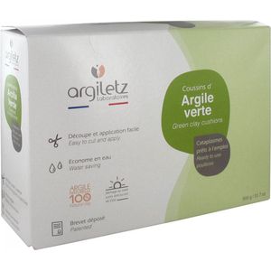 Argiletz - Groene Kleikussens - 900 g - 36 Kussentjes van 25 g - 100% Natuurlijk
