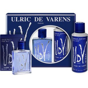 Ulric de Varens - UDV Night - Geschenkset - Herenparfum 100ml & Deodorant 200ml