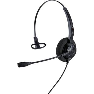 Alcatel-Lucent Enterprise AH 11 U On Ear headset Telefoon Kabel Mono Zwart Ruisonderdrukking (microfoon)