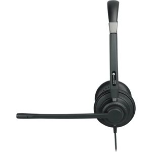Alcatel Premium hoofdtelefoon AH 22 M II bedraad stereo met functietoetsen (Bedraad, USB-A), Kantoorheadset, Zwart