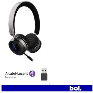 Alcatel - AH80 - Bluetooth Headset - Grijs/Zwart - Draadloos en Bedraad, Bluetooth 5.1, ANC, 45 uur Accuduur